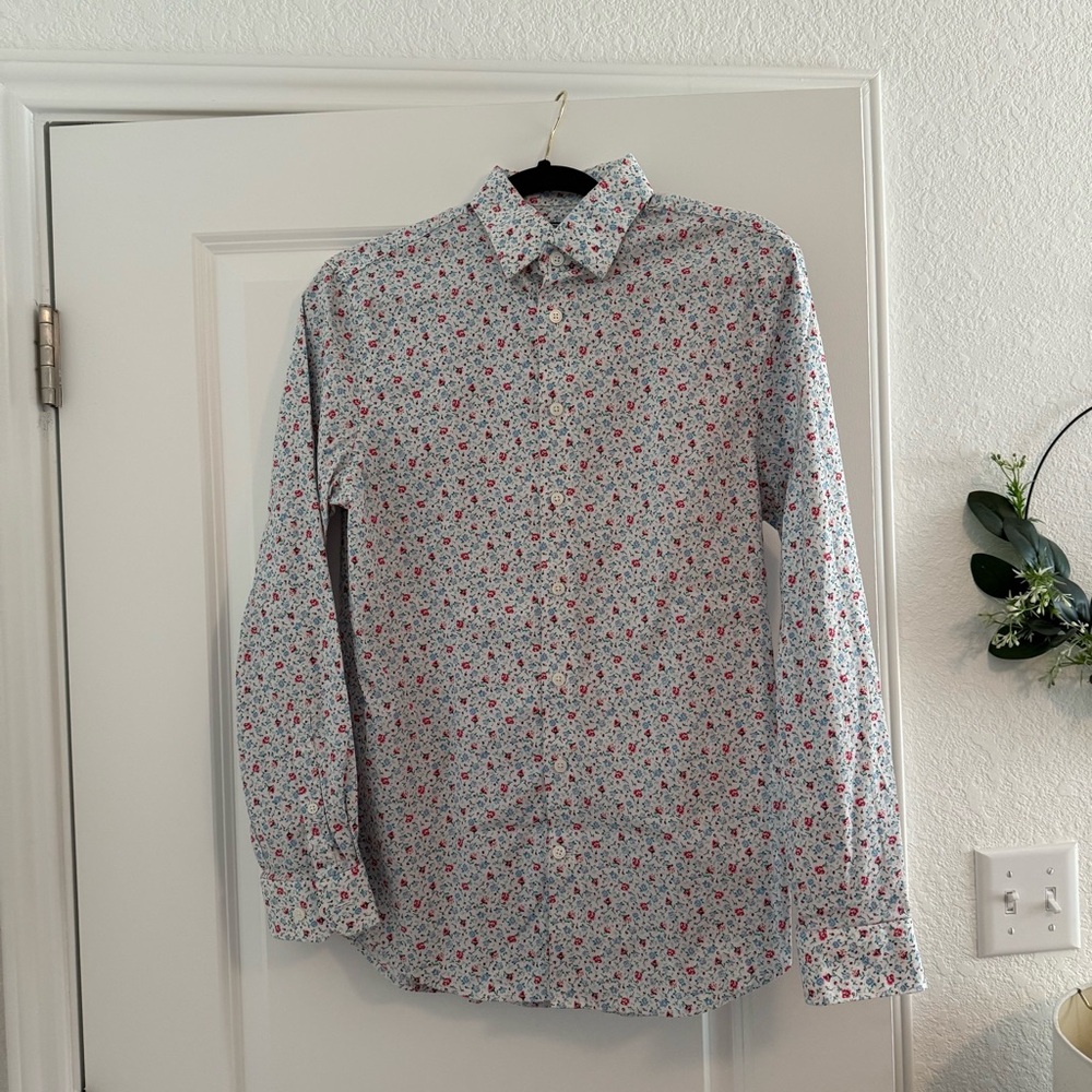 Floral Patterned Men's Shirt